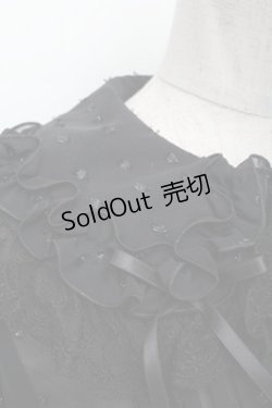 画像4: Angelic Pretty / Fluffyブラウス  黒 S-26-03-12-021-AP-BL-HR-ZS