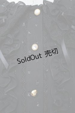 画像5: Angelic Pretty / Fluffyブラウス  黒 S-26-03-12-021-AP-BL-HR-ZS