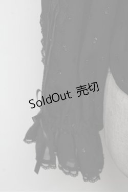 画像6: Angelic Pretty / Fluffyブラウス  黒 S-26-03-12-021-AP-BL-HR-ZS