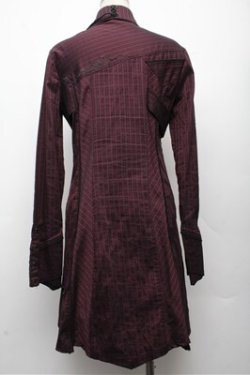 画像2: Ozz Croce / ストライプロングブラウス  赤 S-26-03-12-025-OO-BL-AS-ZS