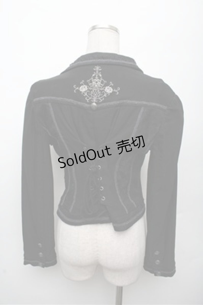 画像2: Ozz oneste / レース切替ジャケット  黒 S-26-03-12-026-OO-JA-AS-ZS (2)