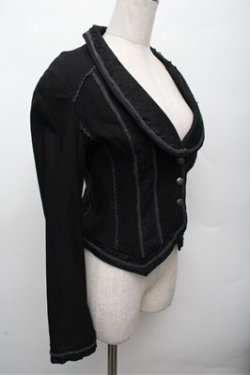 画像3: Ozz oneste / レース切替ジャケット  黒 S-26-03-12-026-OO-JA-AS-ZS