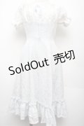Millefleurs / ジャガードオフショルワンピース  白ｘサックス S-26-03-12-027-EL-OP-AS-ZS