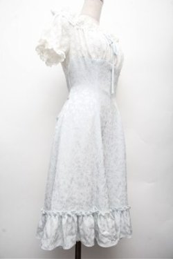 画像3: Millefleurs / ジャガードオフショルワンピース  白ｘサックス S-26-03-12-027-EL-OP-AS-ZS