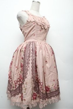 画像3: Innocent World / ラウレッタローズショートジャンパースカート M ピンク S-26-03-12-028-IW-OP-HR-ZS