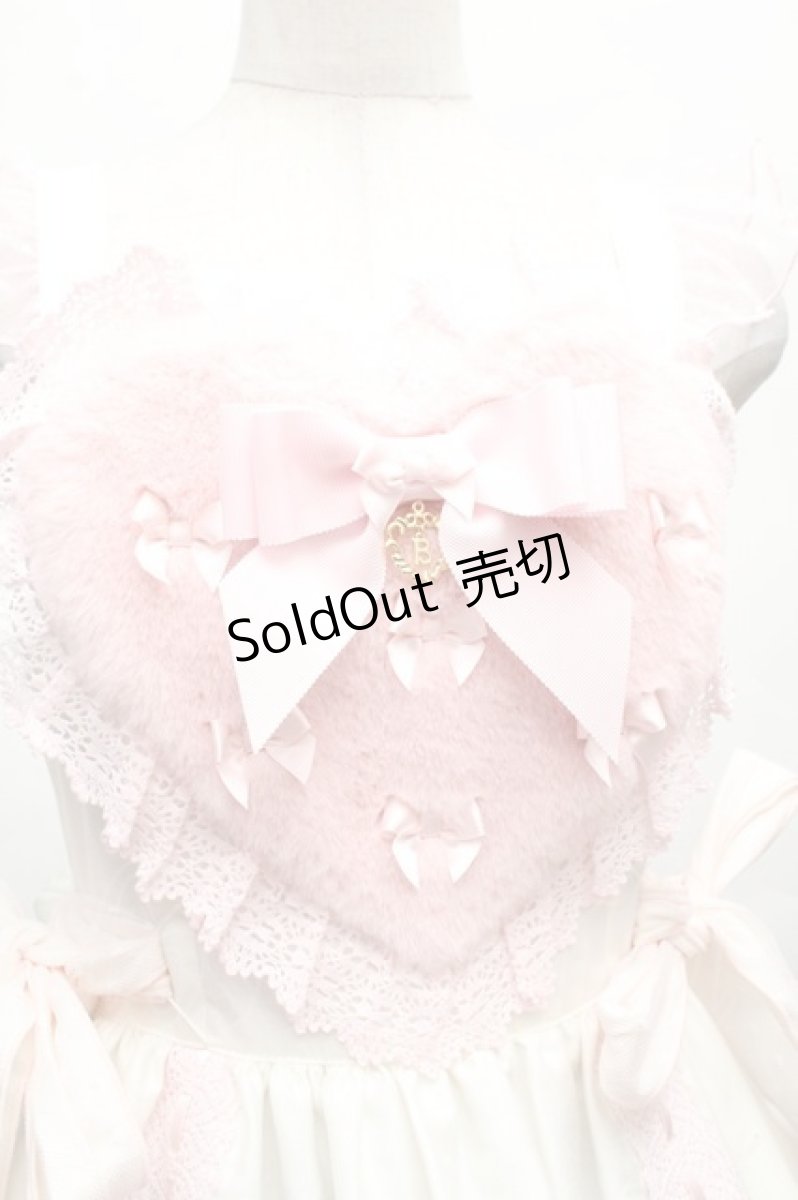 画像5: BABY,THE STARS SHINE BRIGHT / Cherie de Neigeジャンパースカート  白×ピンク S-26-03-14-029-BA-OP-TE-ZS (5)