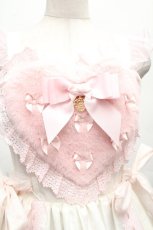 画像5: BABY,THE STARS SHINE BRIGHT / Cherie de Neigeジャンパースカート  白×ピンク S-26-03-14-029-BA-OP-TE-ZS (5)