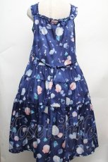 画像3: PINK HOUSE / シーシェルプリントキャミワンピース  紺 S-26-03-14-030-LO-OP-AS-ZS (3)