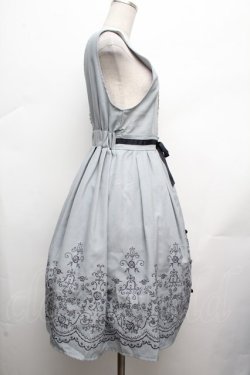 画像3: axes femme POETIQUE / 裾刺繍ジャンドレ  サックス S-26-03-14-032-AX-OP-HR-ZS