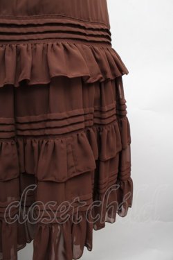 画像4: Victorian maiden / シャーリングシフォンロングアンダードレス  ブラウン S-26-03-14-034-CL-OP-AS-ZS