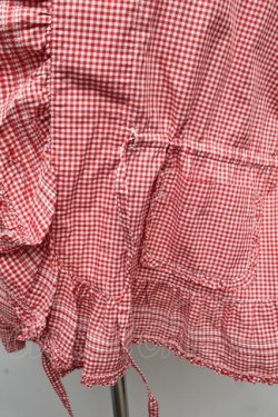 画像5: PINK HOUSE / ギンガムチェックオーバーブラウス  赤ｘ白 S-26-03-14-035-LO-BL-AS-ZS
