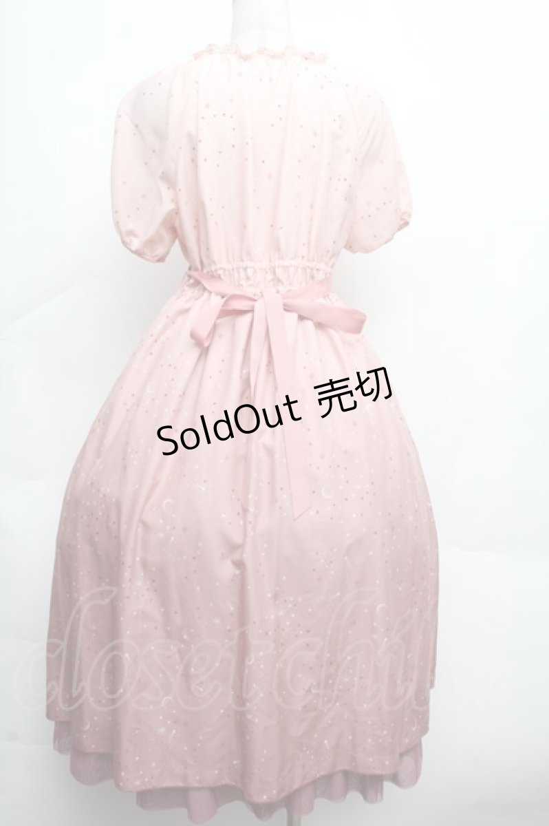 画像3: PINK HOUSE / Starry Sky プリントワンピース  ピンク S-26-03-14-037-LO-OP-AS-ZS (3)