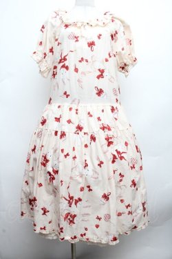 画像1: PINK HOUSE / ツインラビットワンピース  オフ S-26-03-14-038-LO-OP-AS-ZS