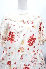 画像2: PINK HOUSE / アニバーサリーケーキミディ丈ワンピース  オフ S-26-03-14-039-LO-OP-AS-ZS (2)