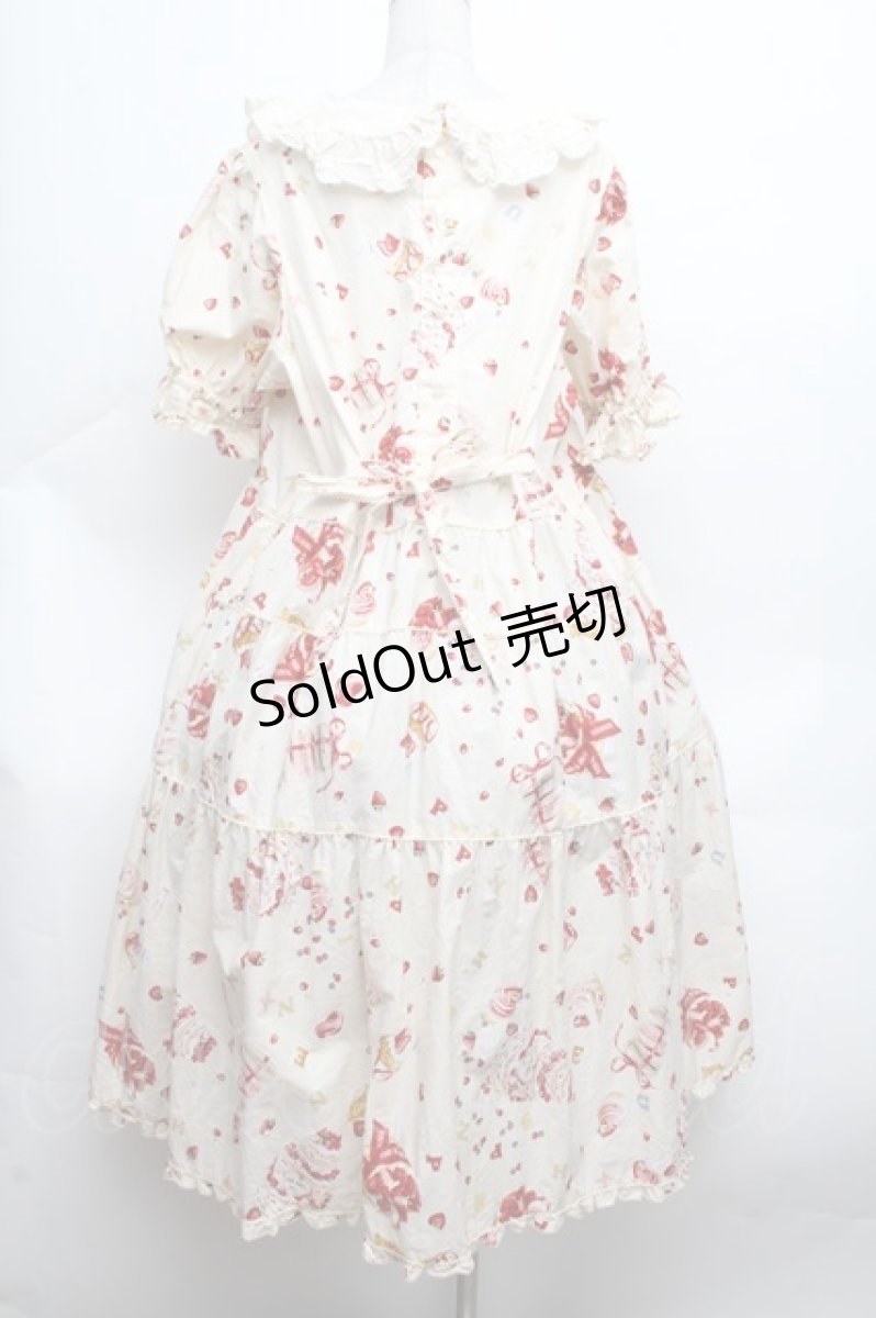 画像4: PINK HOUSE / アニバーサリーケーキミディ丈ワンピース  オフ S-26-03-14-039-LO-OP-AS-ZS (4)