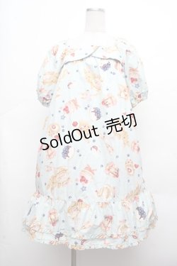 画像1: PINK HOUSE / スイーツスプリングバニープリントチュニック  ミント S-26-03-14-040-LO-OP-AS-ZS