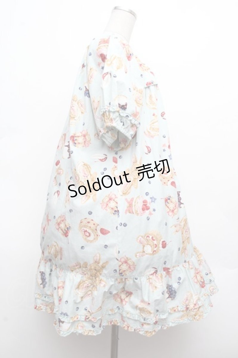 画像3: PINK HOUSE / スイーツスプリングバニープリントチュニック  ミント S-26-03-14-040-LO-OP-AS-ZS (3)