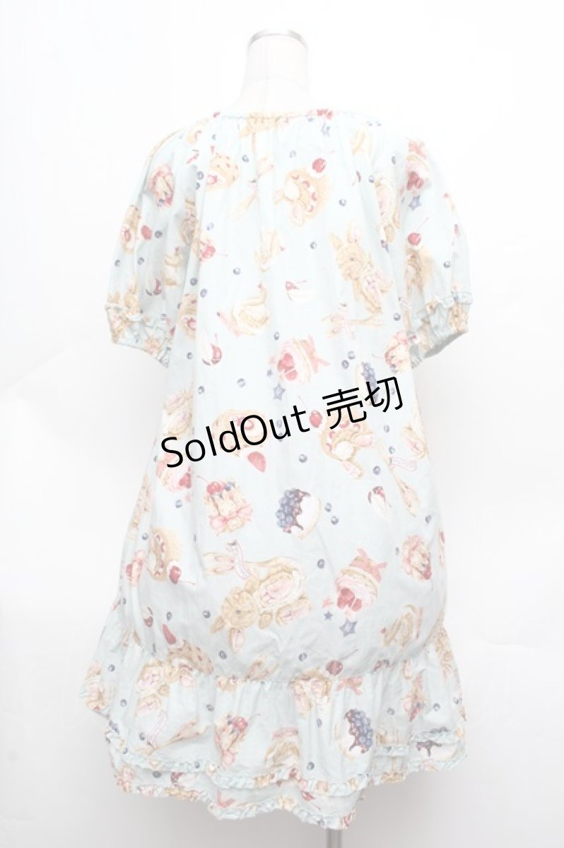 画像4: PINK HOUSE / スイーツスプリングバニープリントチュニック  ミント S-26-03-14-040-LO-OP-AS-ZS (4)