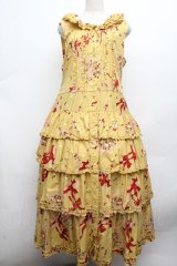 PINK HOUSE / ストロベリーハットワンピース  イエロー S-26-03-14-041-LO-OP-AS-ZS