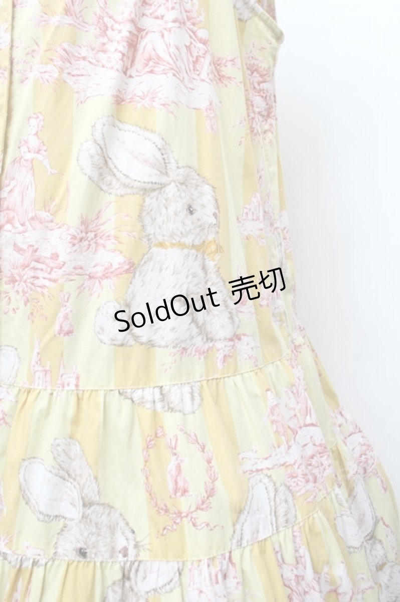 画像2: PINK HOUSE / 庭園散歩ワンピース  イエロー S-26-03-14-042-LO-OP-AS-ZS (2)