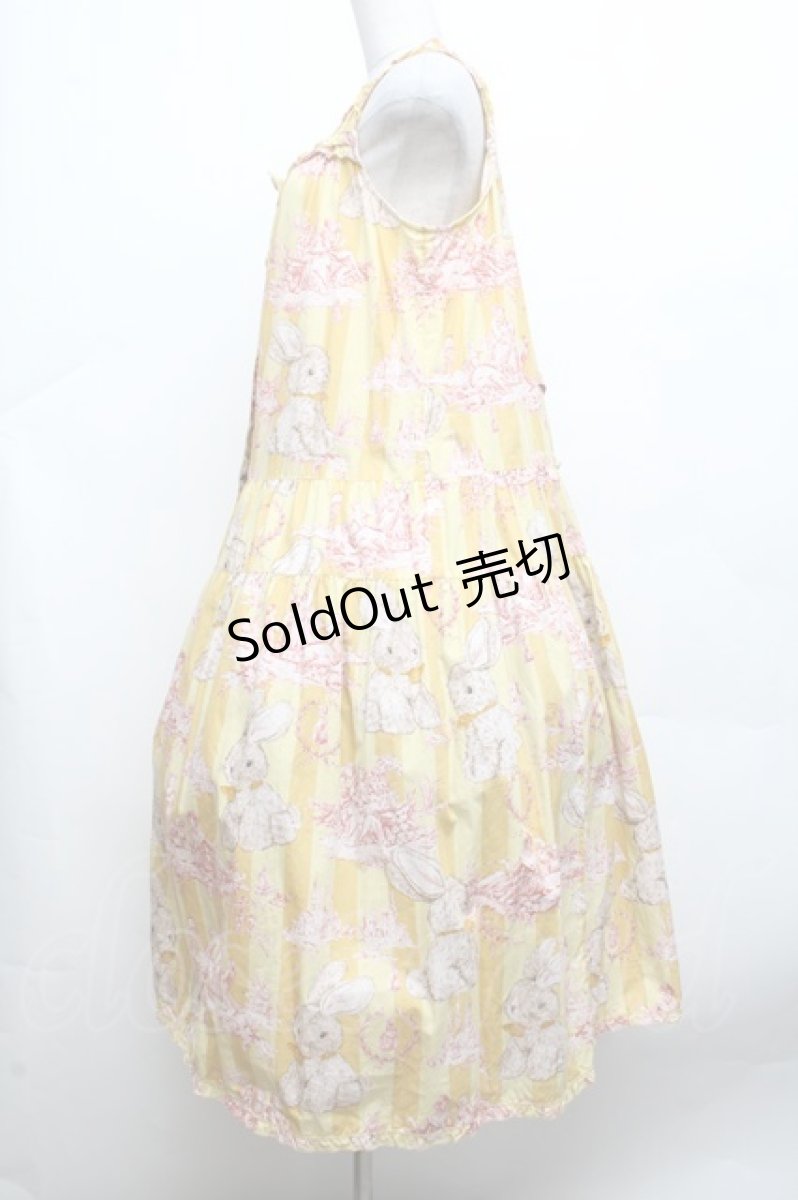 画像3: PINK HOUSE / 庭園散歩ワンピース  イエロー S-26-03-14-042-LO-OP-AS-ZS (3)