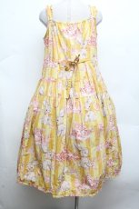 画像4: PINK HOUSE / 庭園散歩ワンピース  イエロー S-26-03-14-042-LO-OP-AS-ZS (4)