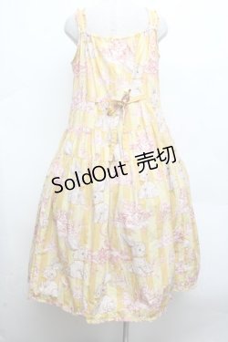 画像4: PINK HOUSE / 庭園散歩ワンピース  イエロー S-26-03-14-042-LO-OP-AS-ZS