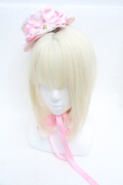 画像1: Angelic Pretty / ドレスアップRibbonミニハット  ピンク S-26-03-14-006-AP-AC-AS-ZS