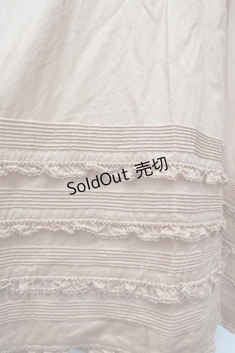 画像2: WONDERFUL WORLD / ピンタック使いエプロン  ブラウン S-26-03-14-043-LO-ZA-AS-ZS (2)