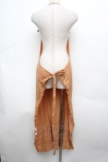 画像3: WONDERFUL WORLD / ピンタック使いエプロン  ブラウン S-26-03-14-043-LO-ZA-AS-ZS (3)