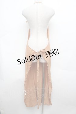 画像3: WONDERFUL WORLD / ピンタック使いエプロン  ブラウン S-26-03-14-043-LO-ZA-AS-ZS