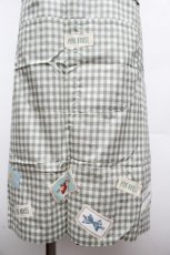 画像2: PINK HOUSE / パッチ付きギンガムエプロン  グリーン S-26-03-14-044-LO-OP-AS-ZS (2)