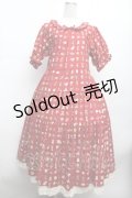 PINK HOUSE / Pink House Favoritesプリントワンピース  赤 S-26-03-14-045-LO-OP-AS-ZS
