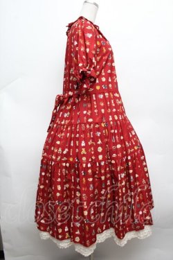 画像4: PINK HOUSE / Pink House Favoritesプリントワンピース  赤 S-26-03-14-045-LO-OP-AS-ZS