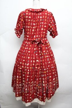 画像5: PINK HOUSE / Pink House Favoritesプリントワンピース  赤 S-26-03-14-045-LO-OP-AS-ZS