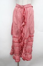 画像1: PINK HOUSE / ギンガムチェックエプロン  赤ｘ白 S-26-03-14-047-LO-SK-AS-ZS (1)