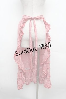 画像3: PINK HOUSE / ギンガムチェックエプロン  赤ｘ白 S-26-03-14-047-LO-SK-AS-ZS