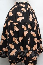 画像3: PINK HOUSE / プリントティアードスカート  黒 S-26-03-14-049-LO-SK-AS-ZS (3)