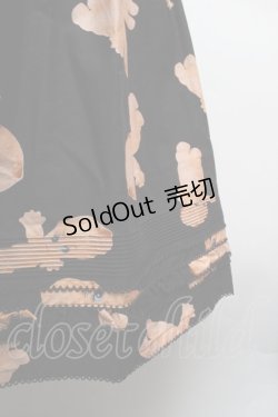 画像4: PINK HOUSE / プリントティアードスカート  黒 S-26-03-14-049-LO-SK-AS-ZS