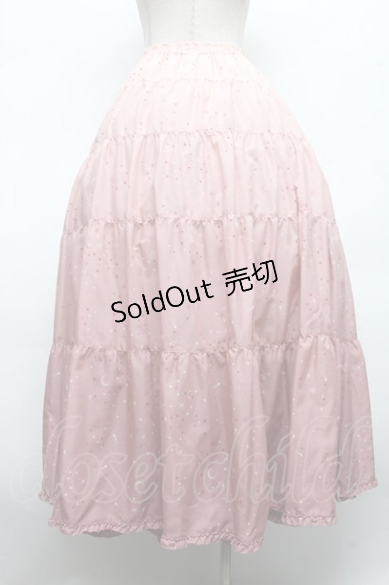 画像2: PINK HOUSE / Starry Sky プリントスカート  ピンク S-26-03-14-050-LO-SK-AS-ZS (2)