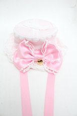 画像4: Angelic Pretty / ドレスアップRibbonミニハット  ピンク S-26-03-14-006-AP-AC-AS-ZS (4)