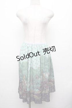 画像1: Franche Lippee / メルヘンスカート  グリーン S-26-03-14-051-LO-SK-AS-ZS
