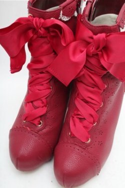 画像4: LIZ LISA / レースアップブーツ  ボルドー S-26-03-14-1008-LO-SH-HR-ZS