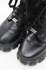 画像4: NieR Clothing / レースアップ厚底ブーツ  黒 S-26-03-14-1011-PU-SH-HR-ZS (4)