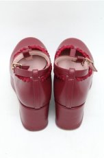 画像3: LIZ LISA / Tストラップリボンシューズ  ワイン S-26-03-14-1013-LO-SH-HR-ZS (3)