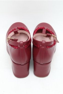 画像3: LIZ LISA / Tストラップリボンシューズ  ワイン S-26-03-14-1013-LO-SH-HR-ZS