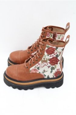 画像2: PINK HOUSE / ゴブランブーツ S ブラウン S-26-03-14-1014-LO-SH-AS-ZS