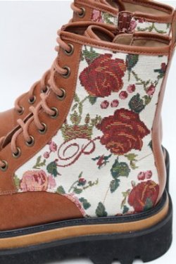 画像4: PINK HOUSE / ゴブランブーツ S ブラウン S-26-03-14-1014-LO-SH-AS-ZS