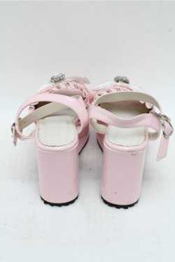 画像3: DearMyLove / ハートビジューダブルリボンサンダル 25 ピンク S-26-03-14-1015-EL-SH-HR-ZS