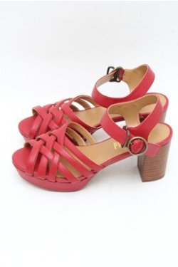 画像2: PINK HOUSE / レザーモチーフサンダル S 赤 S-26-03-14-1002-LO-SH-AS-ZS